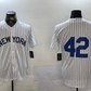 New York Yankees #42 Jackie Robinson White Cool Base Stitched Baseball Jersey