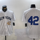 New York Yankees #42 Jackie Robinson White Cool Base Stitched Baseball Jersey