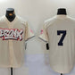 New York Yankees #7 Mickey Mantle Cream Limited Stitched Baseball Jersey