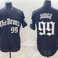 New York Yankees #99 Aaron Judge Black 'Gothic Legacy Edition' Vapor Premier Limited Stitched Baseball Jersey