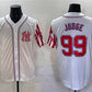 New York Yankees #99 Aaron Judge White 2025 Independence Day Vapor Limited Stitched Baseball Jersey