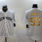 New York Yankees #99 Aaron Judge White Pinstripe Fashion Cool Base Stitched Baseball Jersey