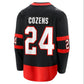 O.Senators #24 Dylan Cozens Fanatics Home Breakaway Jersey - Black Stitched American Hockey Jerseys