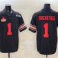 O.State Buckeyes #1 Buckeyes Black 2025 CFP Final With National Champions Patch F.U.S.E. Vapor Limited Stitched Football American College Jerseys