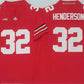 O.State Buckeyes #32 TreVeyon Henderson Red 2025 F.U.S.E. Limited Stitched American College Jerseys