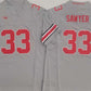 O.State Buckeyes #33 Jack Sawyer Grey F.U.S.E. Limited Stitched Football American College Jerseys