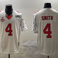 O.State Buckeyes #4 Jeremiah Smith White 2025 CFP Final With National Champions Patch F.U.S.E. Vapor Limited Stitched Football American College Jerseys