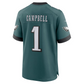 P.Eagles #1 Jihaad Campbell Green 2025 Draft First Round Pick Game American Football Jerseys