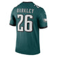 P.Eagles #26 Saquon Barkley Midnight Green Legend Player Performance Top Stitched American Football Jerseys