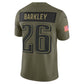P.Eagles #26 Saquon Barkley Olive 2025 Salute to Service Limited Stitched American Football Jerseys