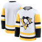 P.Penguins Fanatics Away Premium Jersey - White Stitched American Hockey Jerseys