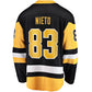P.Penguins #83 Matt Nieto Fanatics Home Breakaway Jersey - Black Stitched American Hockey Jerseys
