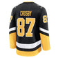 P.Penguins #87 Sidney Crosby Fanatics Alternate Premium Jersey - Black Stitched American Hockey Jerseys