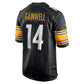 P.Steelers #14 Kenneth Gainwell Black Team Game Stitched American Football Jerseys