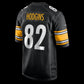 P.Steelers #82 Isaiah Hodgins Black Team Game Stitched American Football Jerseys
