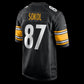 P.Steelers #87 Matt Sokol Black Team Game Stitched American Football Jerseys