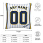 Custom Milwaukee Brewers Pillow Decorative Throw Pillow Case - Print Personalized Football Team Fans Name & Number Birthday Gift Football Pillows