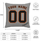 Custom San Francisco Giants Pillow Decorative Throw Pillow Case - Print Personalized Football Team Fans Name & Number Birthday Gift Football Pillows