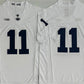 P.State Nittany Lions #11 Abdul Carter White 2024 F.U.S.E. No Name Stitched College Jerseys