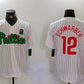 Philadelphia Phillies #12 Kyle Schwarber White Green Cool Base Stitched Baseball Jersey