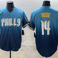 Philadelphia Phillies #14 Pete Rose Blue 2024 City Connect Limited Stitched Baseball Jersey
