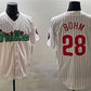 Philadelphia Phillies #28 Alec Bohm White Phanatic Cool Base Stitched Baseball Jerseys