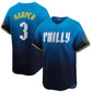 Philadelphia Phillies #3 Bryce Harper Blue 2024 City Connect Limited Stitched Baseball Jersey