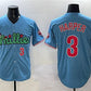 Philadelphia Phillies #3 Bryce Harper Light Blue Phanatic Limited Stitched Baseball Jersey
