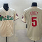 Philadelphia Phillies #5 Bryson Stott Cream Phanatic Limited Stitched Baseball Jersey