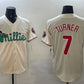 Philadelphia Phillies #7 Trea Turner Cream Phanatic Limited Stitched Baseball Jersey