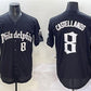 Philadelphia Phillies #8 Nick Castellanos Black Gothic Vapor Limited Stitched Baseball Jersey