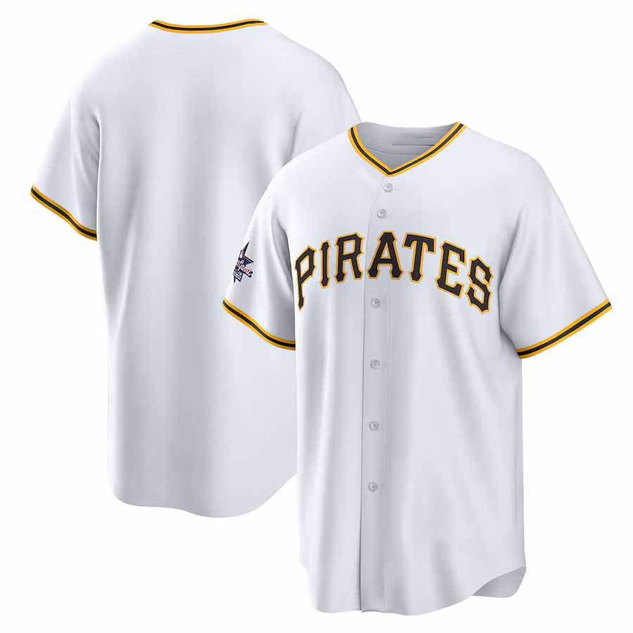 Pittsburgh Pirates 2025 All-Star Game Home Replica Jersey - White Stitched Baseball Jersey