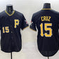 Pittsburgh Pirates #15 Oneil Cruz Black 2025 Limited Stitched Baseball Jersey