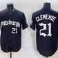 Pittsburgh Pirates #21 Roberto Clemente Black 'Gothic Steel City Edition' Vapor Limited Stitched Baseball Jersey