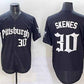 Pittsburgh Pirates #30 Paul Skenes Black 'Gothic Steel City Edition' Vapor Limited Stitched Baseball Jersey