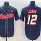 Puerto Rico Baseball #12 Francisco Lindor Navy 2023 World Baseball Classic Stitched Jersey