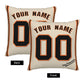 Custom San Francisco Giants Pillow Decorative Throw Pillow Case - Print Personalized Football Team Fans Name & Number Birthday Gift Football Pillows