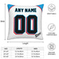 Custom Miami Marlins Pillow Decorative Throw Pillow Case - Print Personalized Football Team Fans Name & Number Birthday Gift Football Pillows