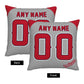 Custom Los Angeles Angels Pillow Decorative Throw Pillow Case - Print Personalized Football Team Fans Name & Number Birthday Gift Football Pillows