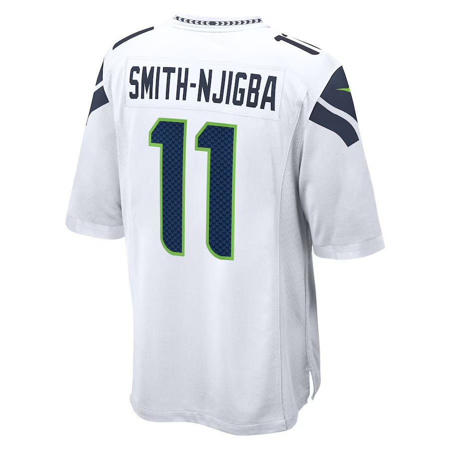 S.Seahawks #11 Jaxon Smith-Njigba White 50th Season Game Stitched American Football Jerseys