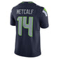 S.Seahawks #14 DK Metcalf College Navy 50th Season Vapor F.U.S.E. Limited American Football Jerseys