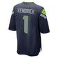S.Seahawks #1 Derion Kendrick College Navy Team Game Stitched American Football Jerseys