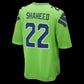 S.Seahawks #22 Rashid Shaheed Neon Green Alternate 2 Game Stitched American Football Jerseys