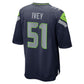 S.Seahawks #51 Jared Ivey College Navy Team Game Stitched American Football Jerseys