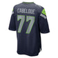 S.Seahawks #77 Bryce Cabeldue College Navy Team Game Stitched American Football Jerseys