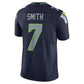 S.Seahawks #7 Geno Smith College Navy 50th Season Vapor F.U.S.E. Limited Stitched American Football Jerseys