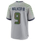 S.Seahawks #9 Kenneth Walker III 2025 Rivalries Collection Game Jersey - Wolf Gray Stitched American Football Jerseys