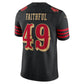 SF.49ers #49 The Faithful 2025 Rivalries Collection Limited Jersey - Black Stitched American Football Jerseys