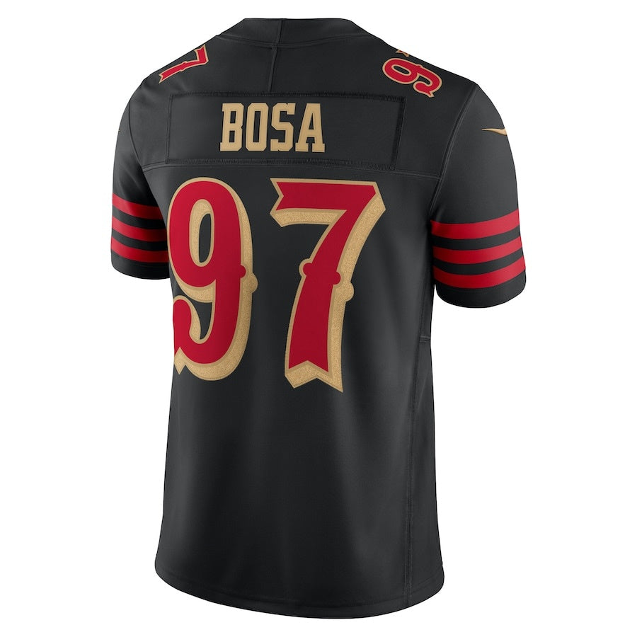 SF.49ers #97 Nick Bosa 2025 Rivalries Collection Limited Jersey - Black Stitched American Football Jerseys