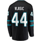 SJ.Sharks #44 Marc-Edouard Vlasic Fanatics Premier Breakaway Player Jersey - Black Stitched American Hockey Jerseys